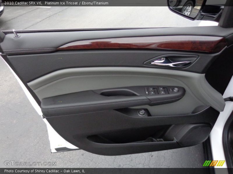 Platinum Ice Tricoat / Ebony/Titanium 2010 Cadillac SRX V6