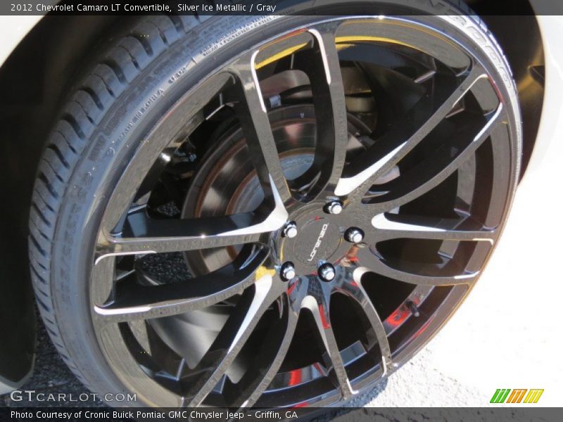 Silver Ice Metallic / Gray 2012 Chevrolet Camaro LT Convertible