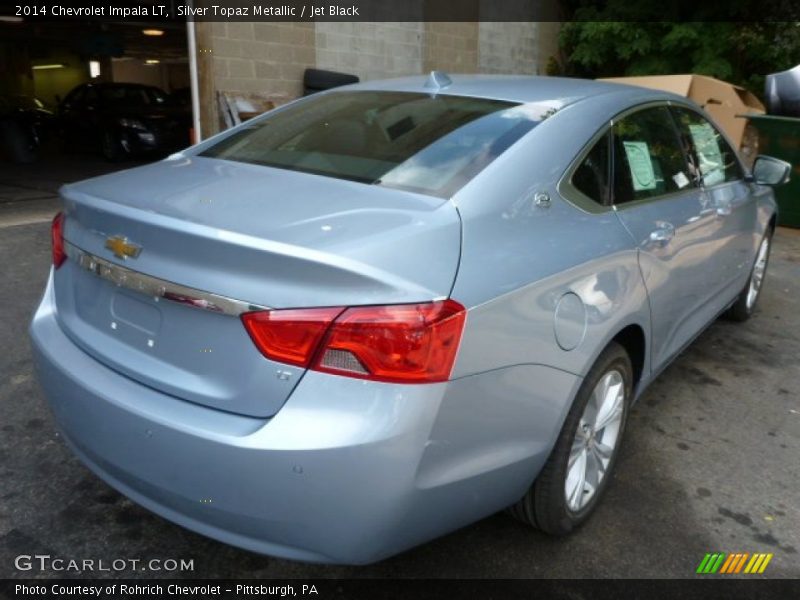Silver Topaz Metallic / Jet Black 2014 Chevrolet Impala LT