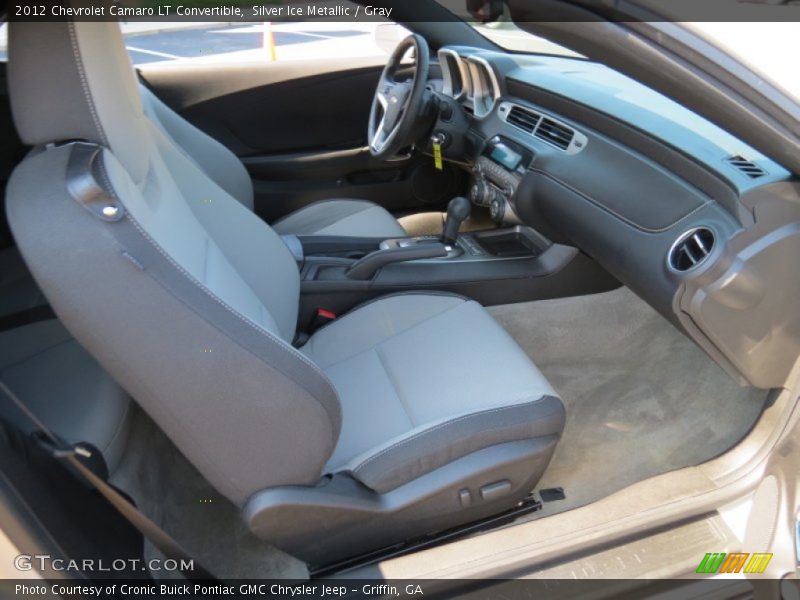 Silver Ice Metallic / Gray 2012 Chevrolet Camaro LT Convertible