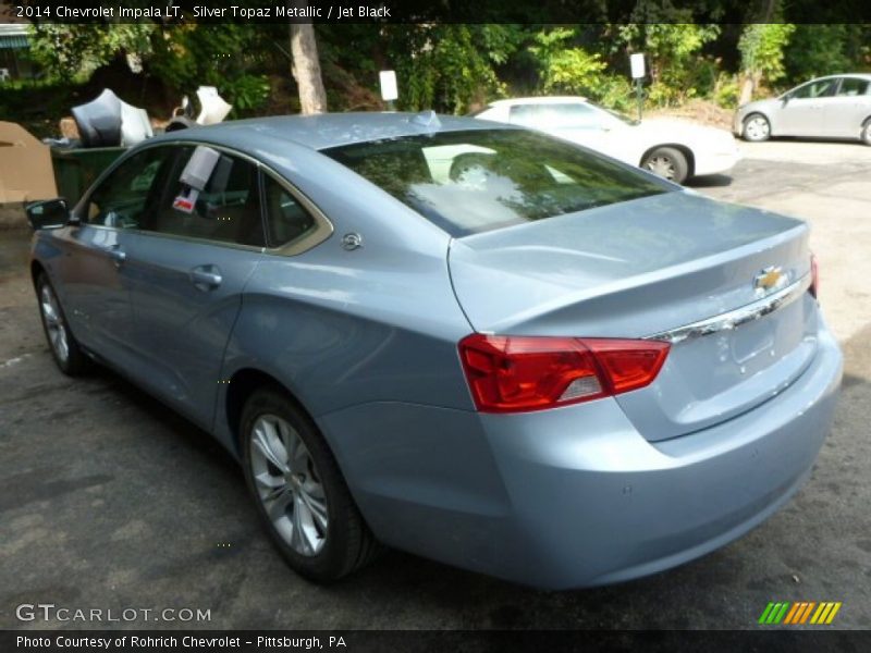 Silver Topaz Metallic / Jet Black 2014 Chevrolet Impala LT