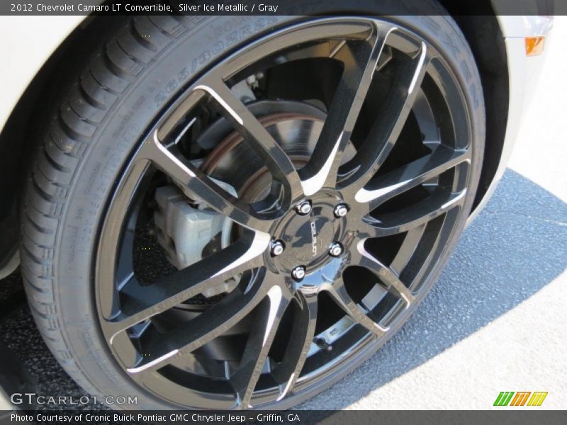 Silver Ice Metallic / Gray 2012 Chevrolet Camaro LT Convertible