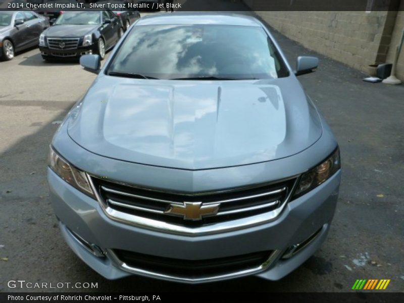 Silver Topaz Metallic / Jet Black 2014 Chevrolet Impala LT