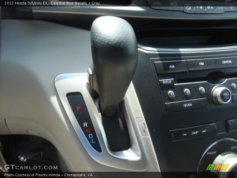 Celestial Blue Metallic / Gray 2012 Honda Odyssey EX