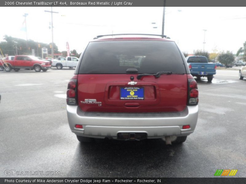 Bordeaux Red Metallic / Light Gray 2006 Chevrolet TrailBlazer LT 4x4