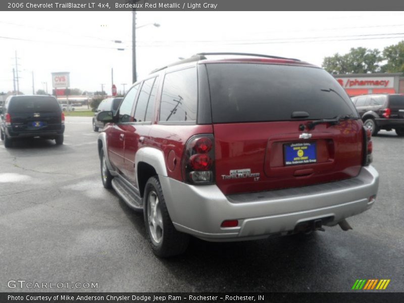Bordeaux Red Metallic / Light Gray 2006 Chevrolet TrailBlazer LT 4x4