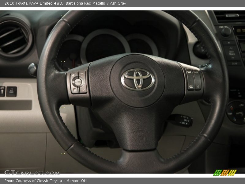 Barcelona Red Metallic / Ash Gray 2010 Toyota RAV4 Limited 4WD