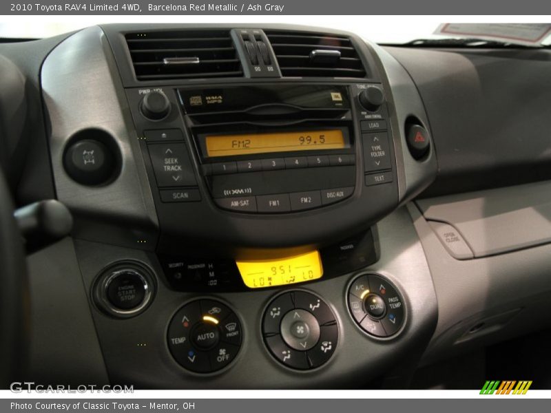 Barcelona Red Metallic / Ash Gray 2010 Toyota RAV4 Limited 4WD