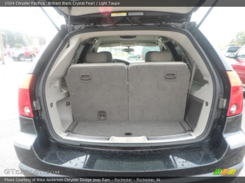 Brilliant Black Crystal Pearl / Light Taupe 2004 Chrysler Pacifica