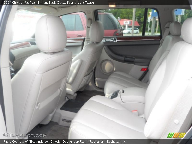 Brilliant Black Crystal Pearl / Light Taupe 2004 Chrysler Pacifica