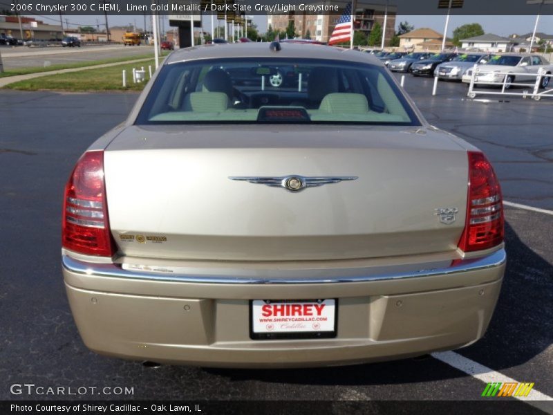 Linen Gold Metallic / Dark Slate Gray/Light Graystone 2006 Chrysler 300 C HEMI