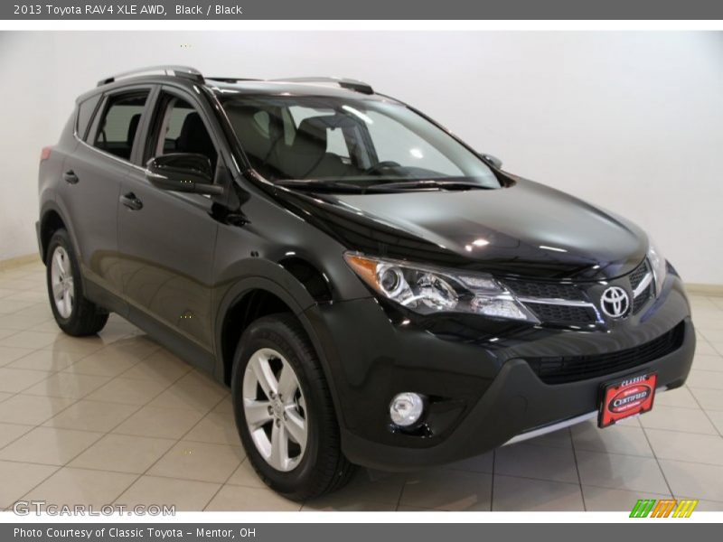 Black / Black 2013 Toyota RAV4 XLE AWD