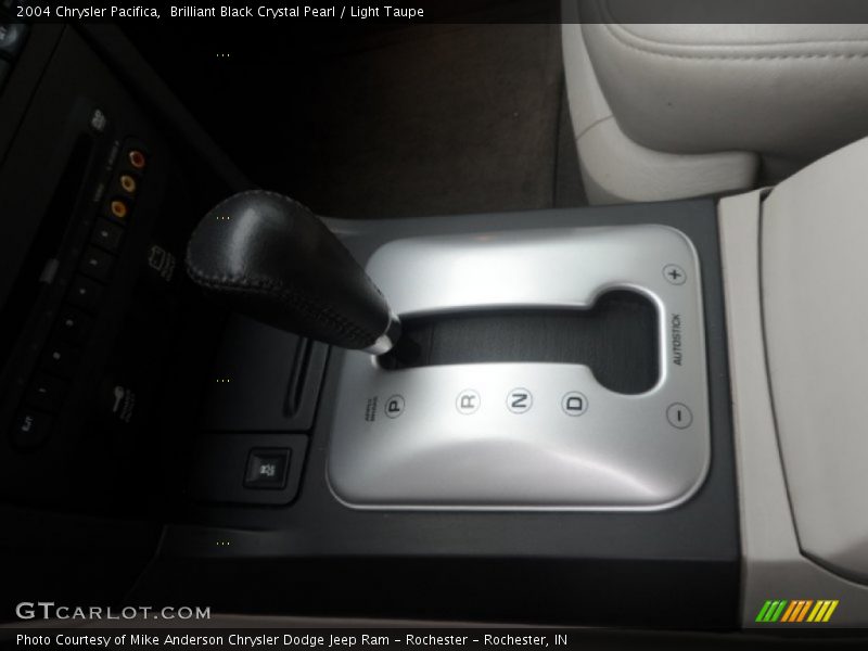 Brilliant Black Crystal Pearl / Light Taupe 2004 Chrysler Pacifica