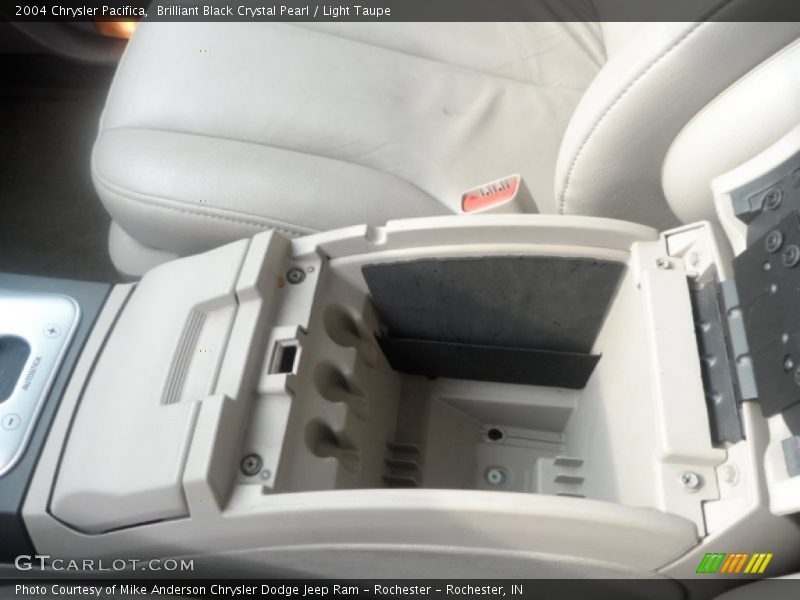 Brilliant Black Crystal Pearl / Light Taupe 2004 Chrysler Pacifica
