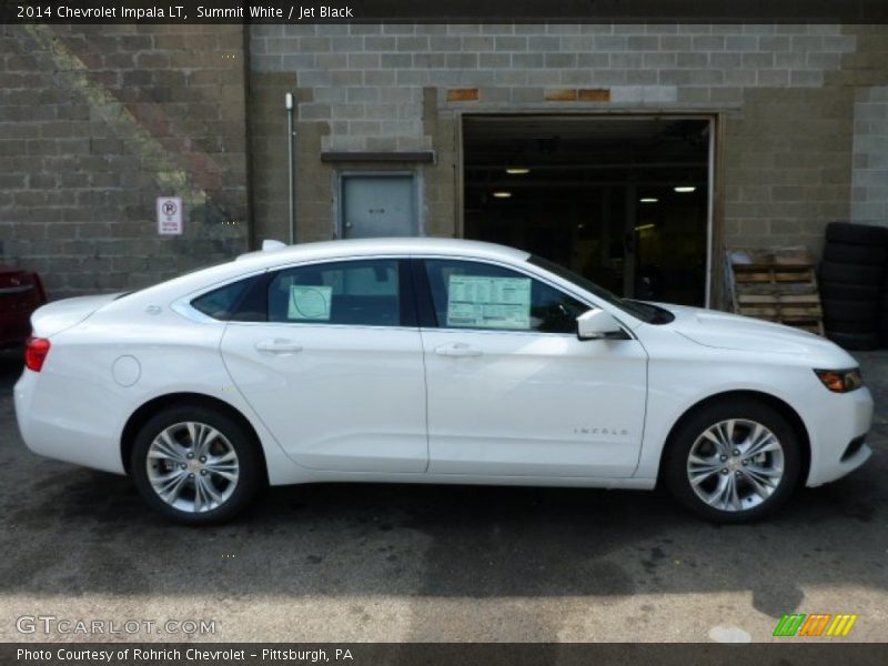 Summit White / Jet Black 2014 Chevrolet Impala LT