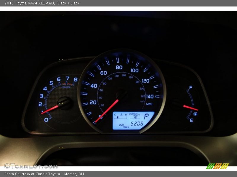 Black / Black 2013 Toyota RAV4 XLE AWD