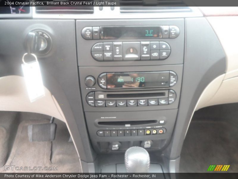 Brilliant Black Crystal Pearl / Light Taupe 2004 Chrysler Pacifica