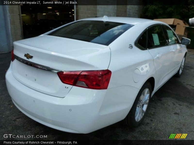 Summit White / Jet Black 2014 Chevrolet Impala LT
