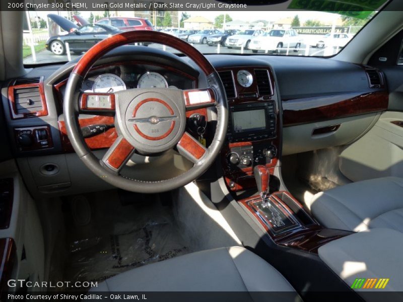 Linen Gold Metallic / Dark Slate Gray/Light Graystone 2006 Chrysler 300 C HEMI