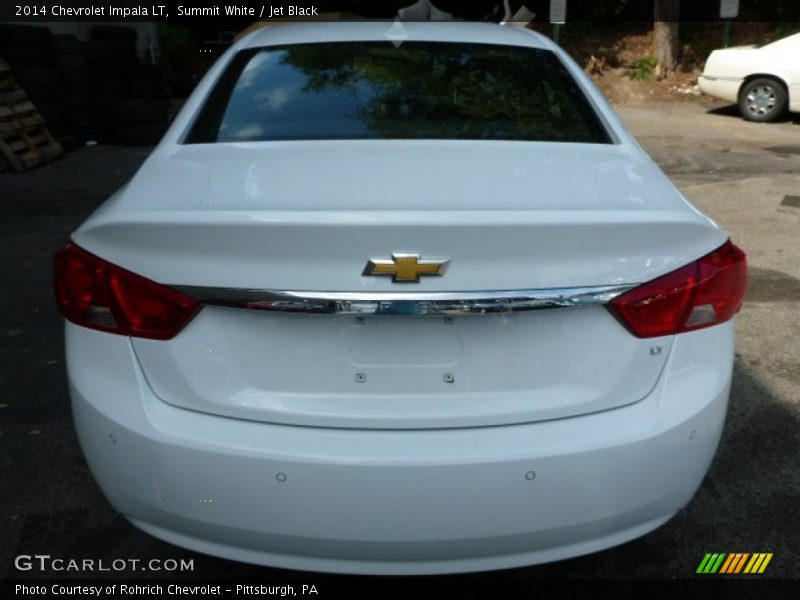 Summit White / Jet Black 2014 Chevrolet Impala LT