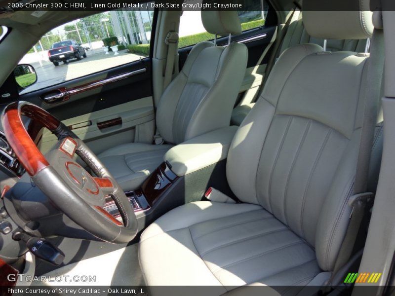 Linen Gold Metallic / Dark Slate Gray/Light Graystone 2006 Chrysler 300 C HEMI