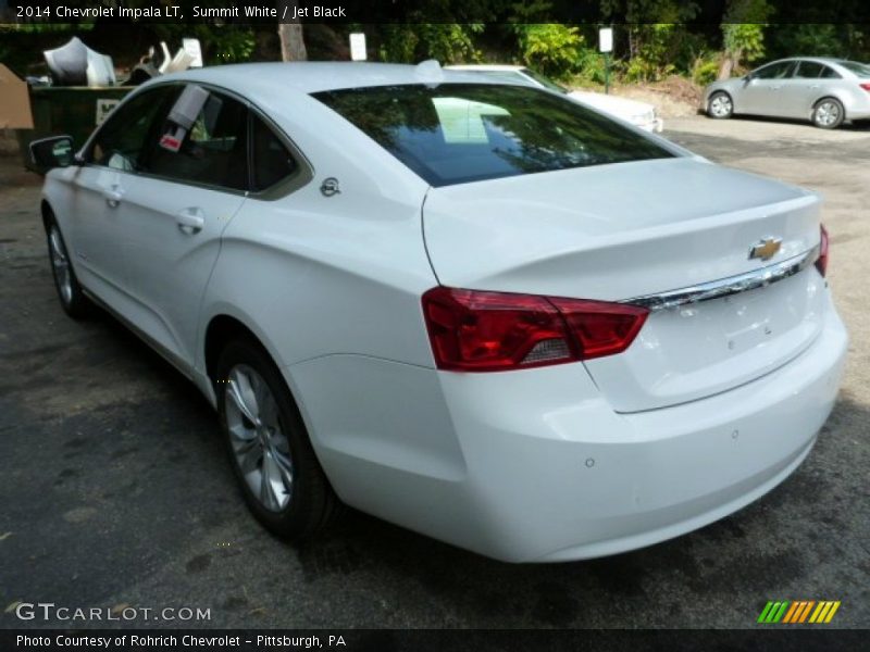 Summit White / Jet Black 2014 Chevrolet Impala LT