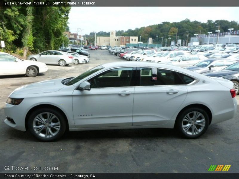 Summit White / Jet Black 2014 Chevrolet Impala LT