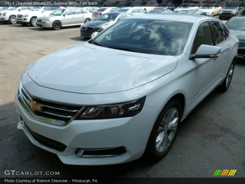 Summit White / Jet Black 2014 Chevrolet Impala LT