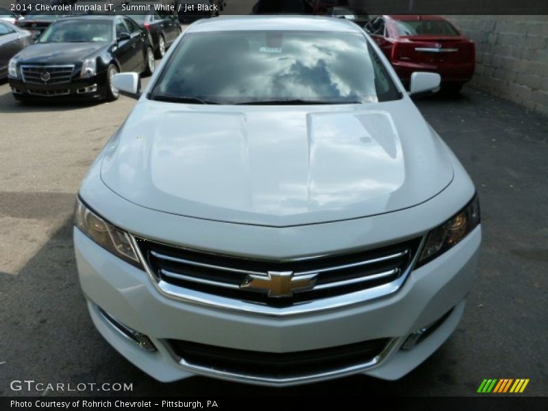 Summit White / Jet Black 2014 Chevrolet Impala LT