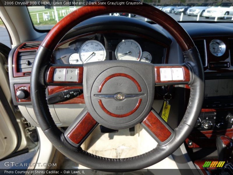 Linen Gold Metallic / Dark Slate Gray/Light Graystone 2006 Chrysler 300 C HEMI