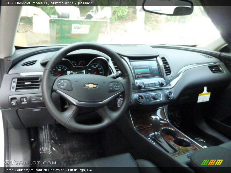 Summit White / Jet Black 2014 Chevrolet Impala LT
