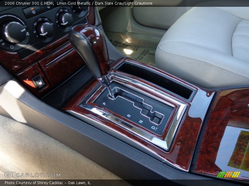 Linen Gold Metallic / Dark Slate Gray/Light Graystone 2006 Chrysler 300 C HEMI