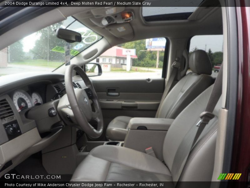 Deep Molten Red Pearl / Medium Slate Gray 2004 Dodge Durango Limited 4x4