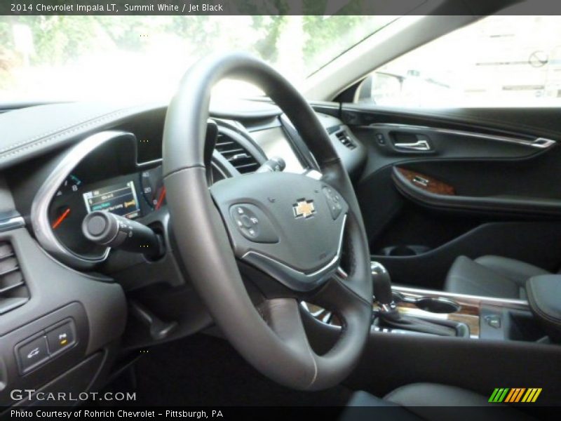 Summit White / Jet Black 2014 Chevrolet Impala LT