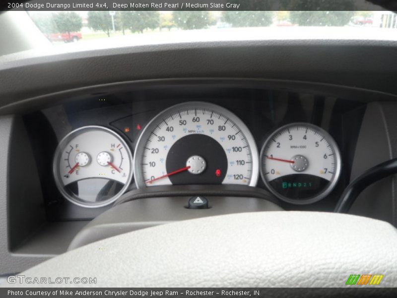 Deep Molten Red Pearl / Medium Slate Gray 2004 Dodge Durango Limited 4x4