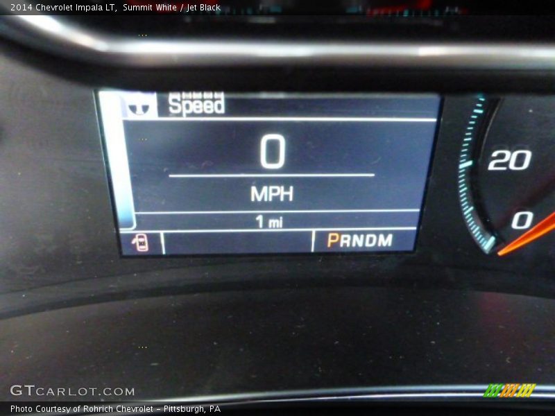 Summit White / Jet Black 2014 Chevrolet Impala LT