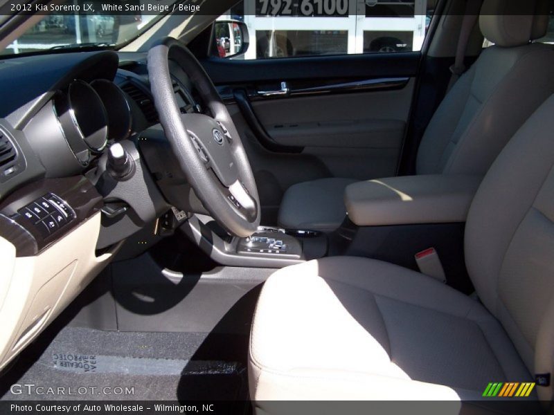 White Sand Beige / Beige 2012 Kia Sorento LX