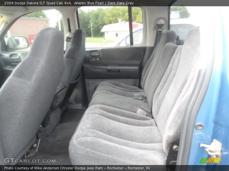 Atlantic Blue Pearl / Dark Slate Gray 2004 Dodge Dakota SLT Quad Cab 4x4