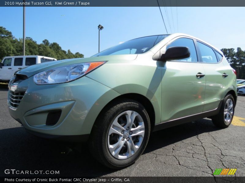 Kiwi Green / Taupe 2010 Hyundai Tucson GLS