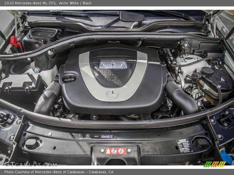 Arctic White / Black 2010 Mercedes-Benz ML 350
