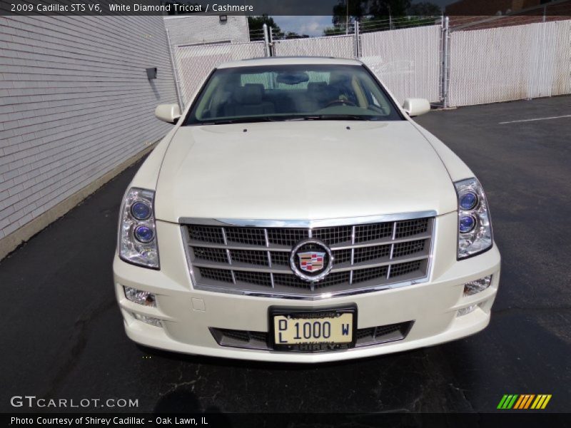 White Diamond Tricoat / Cashmere 2009 Cadillac STS V6