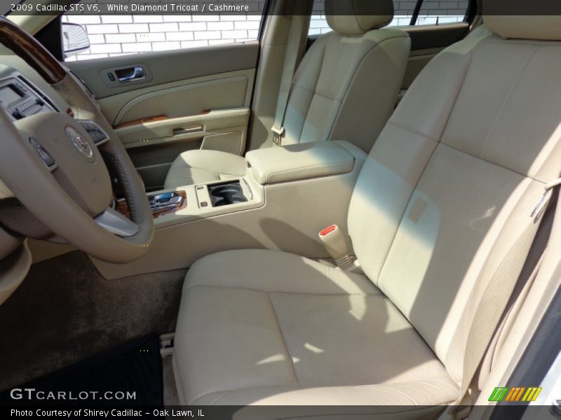 White Diamond Tricoat / Cashmere 2009 Cadillac STS V6