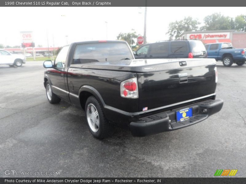 Onyx Black / Graphite 1998 Chevrolet S10 LS Regular Cab