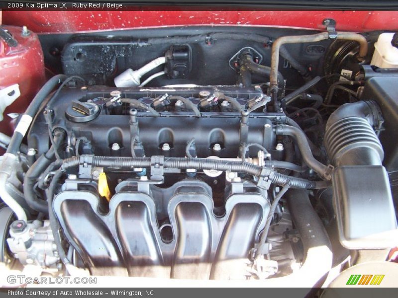Ruby Red / Beige 2009 Kia Optima LX