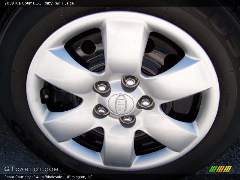 Ruby Red / Beige 2009 Kia Optima LX