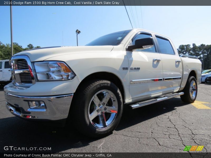 Cool Vanilla / Dark Slate Gray 2010 Dodge Ram 1500 Big Horn Crew Cab