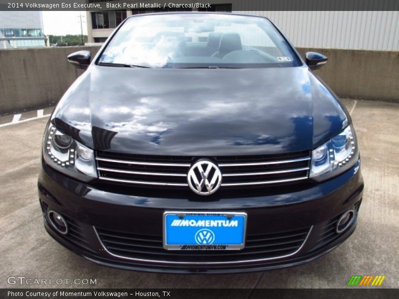 Black Pearl Metallic / Charcoal/Black 2014 Volkswagen Eos Executive