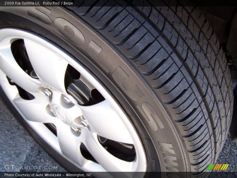 Ruby Red / Beige 2009 Kia Optima LX