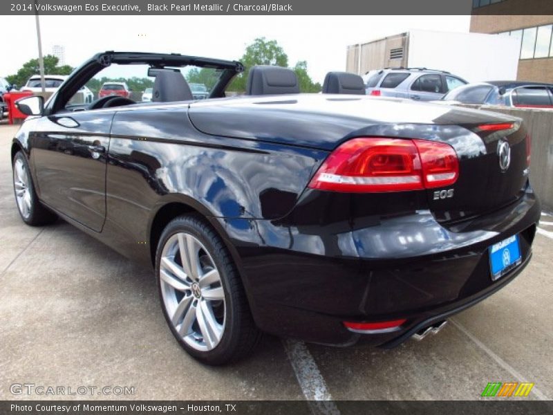 Black Pearl Metallic / Charcoal/Black 2014 Volkswagen Eos Executive