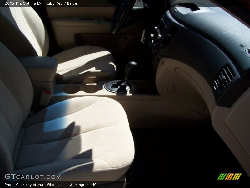 Ruby Red / Beige 2009 Kia Optima LX